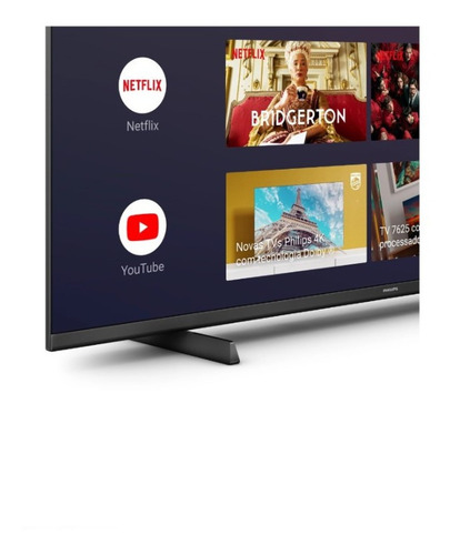 Imagem 4 de 6 de Smart Tv Philips Android 50 4k Comando De Voz 50pug740678