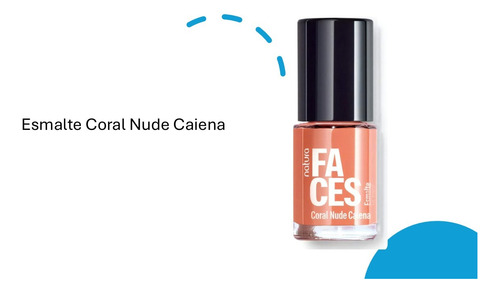 Natura Esmalte Coral Nude 6 Ml Caiena Secado Rápido Nude