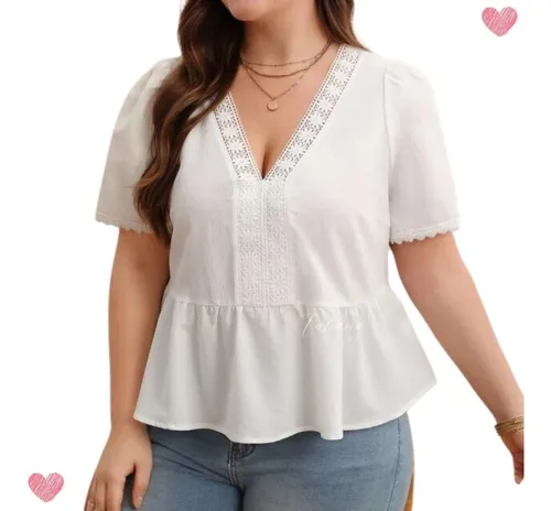 arrastrar hogar excitación Blusas Para Damas Juveniles Para Gorditas | MercadoLibre 📦