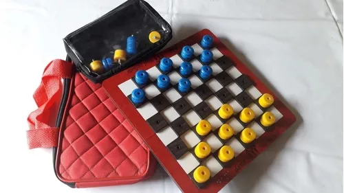Jogo de Tabuleiro Damas Adaptado Braille Inclusivo Educativo MDF - Carlu -  4 anos - Jogos de Tabuleiro - Magazine Luiza