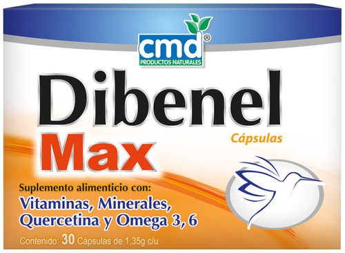Dibenel Max Multivitaminico, Quercitina, Omega C/30 Cáps Cmd Sabor Capsulas