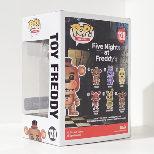 Funko Pop! Five Nights At Freddys - Toy Freddy 128 Exclusivo (Usado)