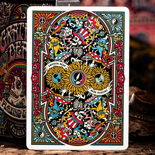 Teoria11 Grateful Dead Baraja De Cartas Premium Con Ic...