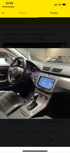 Volkswagen CC 2.0 Advance Tsi 211cv