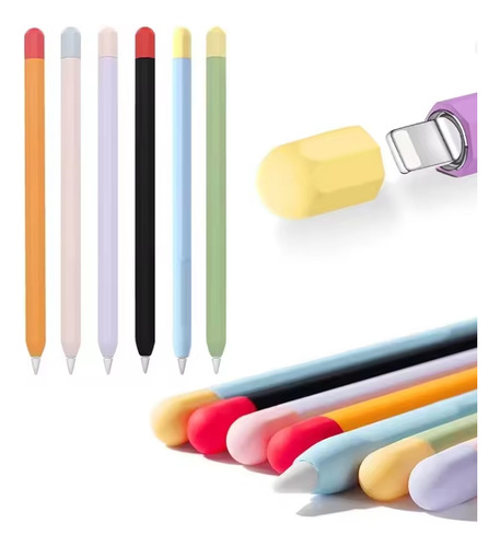 Funda Silicona Mlb Para Apple Pencil 1ra Gen Negro Oem