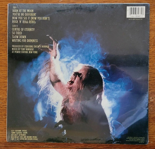 Lp Ozzy Osbourne - Bark At The Moon (novo - Lacrado)