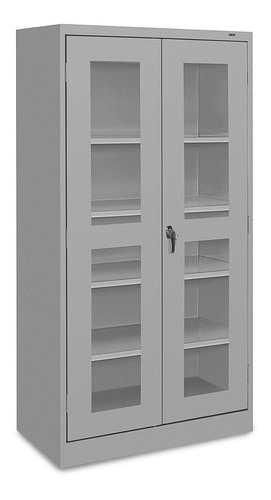 Gabinete Industrial - 91x46x183cm, Sin Ensamblar, Gris