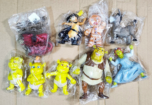 Shrek Tercero Mcdonalds 2007 9 Muñecos (Usado)