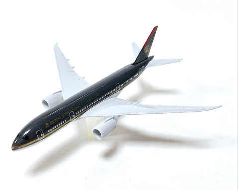 Miniatura Diecast 16 Cm, Boeing 787 Royal Jordanian Airlines