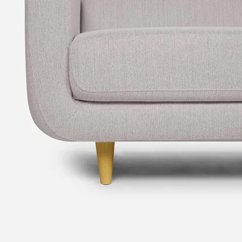 Sofá Rosen Sophia 3 Cuerpos Tela Beige