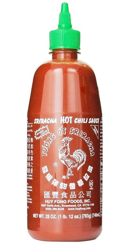 Salsa Picante Sriracha 793gr  Original Del Gallito