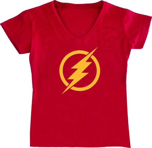 Blusa Flash Dama Comic Vintage Heroe Tv Rj Camiseta Urbanoz