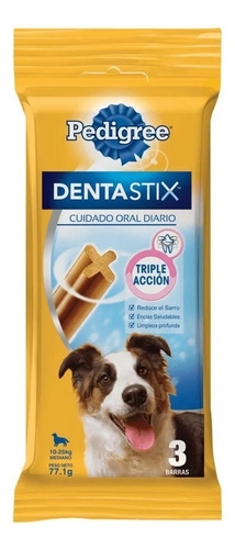 Snack Dentastix Pedigree Perros Adulto Pequeño 3unid 45g