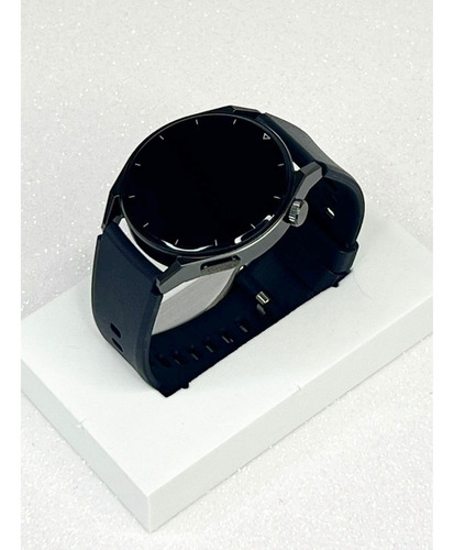 Relógio Smartwatch S38 49mm Bluetooth Fere Android Ios Caixa Prateado Pulseira Preto Bisel Prateado Desenho Da Pulseira Oceano
