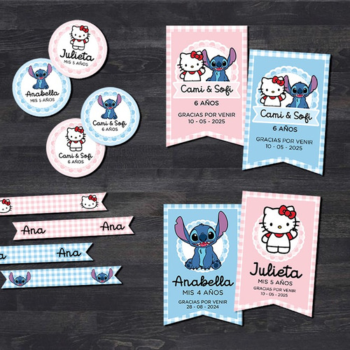 Kit Imprimible Cumpleaños Personalizado