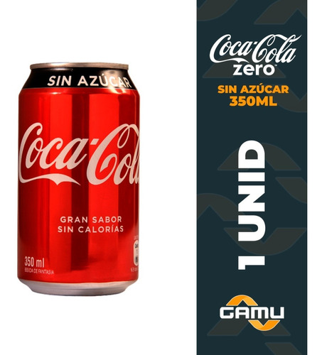 Coca-cola Zero - Sin Azucar - 1 Unidad