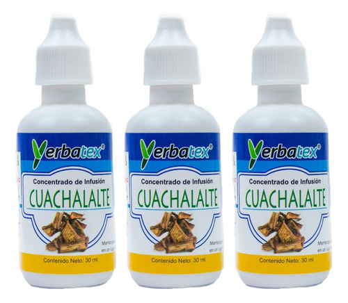 3 Extractos De Hierba Cuachalalate En Gotas 30ml