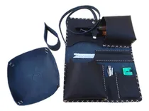 Comprar Set Para 2 Pipas - Tabaquera + Bandeja + Posa Pipa 100%cuero