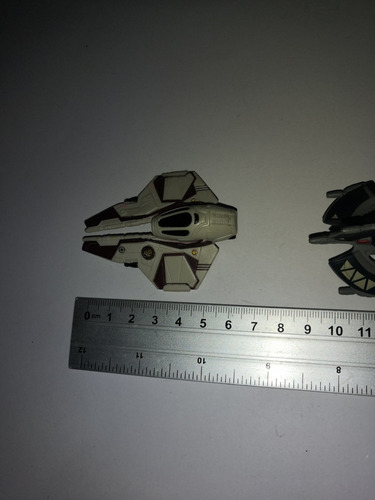 Rebel Assault Frigate Jedi Starfighter Tri Droid Loose Set (Usado)