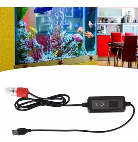 Varilla Calefactora Para Acuario, Tamaño Super Mini, Aliment