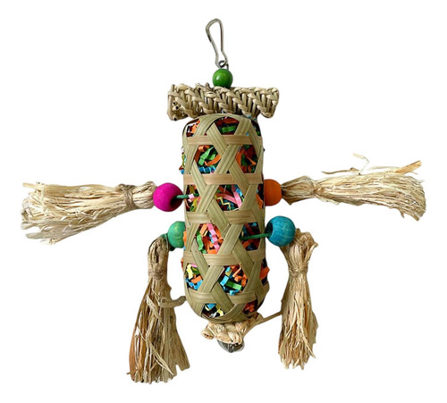 Juguete De Jaula Colgante Para Loros, Juguete Interactivo