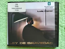 Comprar Eam Cd Luis Fonsi Ley De Gravedad 2022 Decimo Album Estudio
