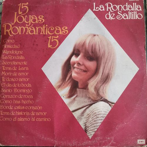 Disco Lp La Rondalla De Saltillo-15 Joyas Romanticas,0