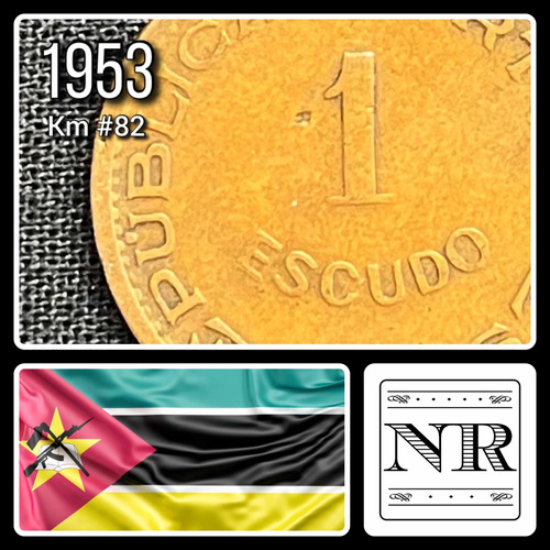 Mozambique - 1 Escudo - Año  1953 - Km #82 - Colonia