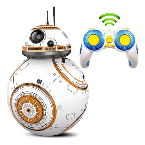 Robô Bb8 Controle Remoto Realista Anda Sons Star Wars Bb-8