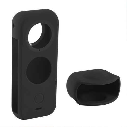 Imagen 3 de 4 de Carcasa Funda Silicona Insta 360 One X2 Tapa Lente Proteccio