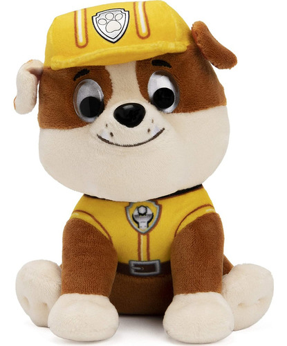 Peluche Paw Patrol - Rubble - 16 Cm De Alto - Spin Master - 