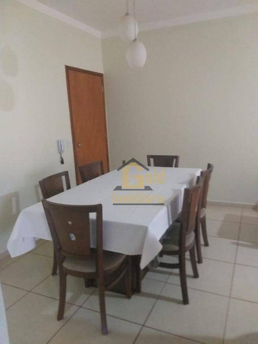 Apartamento Com 2 Dormitórios À Venda, 72 M² Por R$ 307.000 - Jardim Botânico - Ribeirão Preto/sp - Ap2814