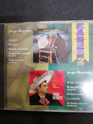 Jorge Negrete Estrellas De Fonógrafo Serie 2 Encd Original, 