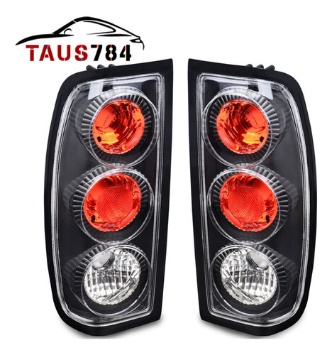 Tail Lights Assembly For 1998-2004 Nissan Frontier Black Oac