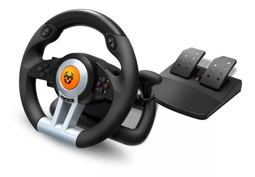 volante de carreras con pedales shifter y vibración Xbox X/S,PS4