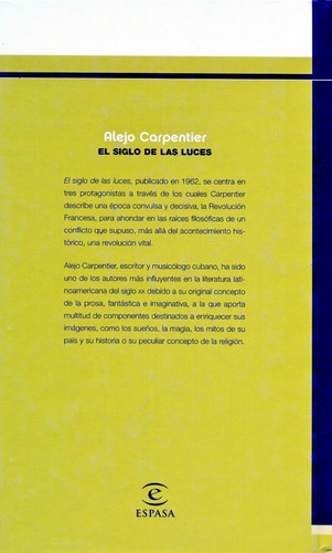 Alejo Carpentier - El Siglo De Las Luces - Espasa (Usado)