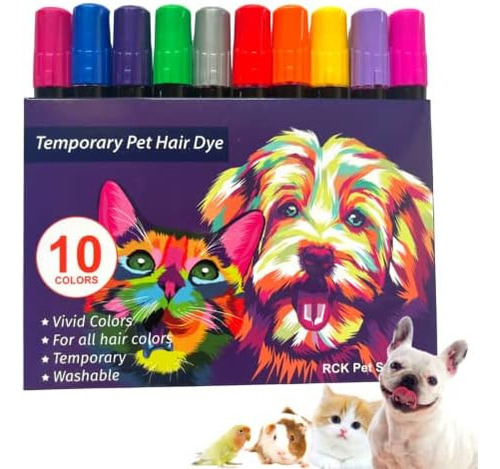 Rck Hawaii 10 Tintes Temporales Para El Pelo De Mascotas [u]