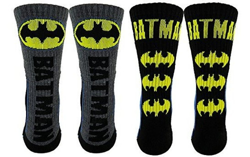 Batman Para Hombre Atlético Calcetines 2 Par Pack (un Tamaño