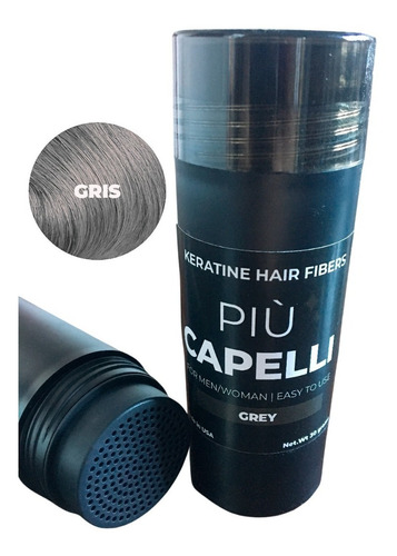 Fibras Capilares Piu Capelli Frasco Keratina 30gr Calvicie