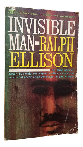 Invisible Man Ralph Ellison En Ingles Edicion 1952