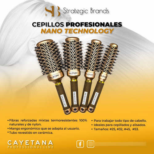 Cepillos De Cabello Mixtos Térmico Cayetana