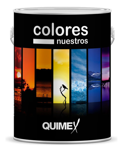 Latex Interior Colores Nuestros 1 Litro Quimex Color Violeta Malbec