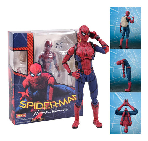 Mochila De Figuras De Acción De Spiderman Homecoming, Juguet