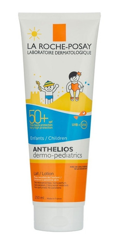 La Roche Posay Anthelios Dermopediátrico Protector Solar Fps50 Leche Para Niños Pieles Sensibles 250ml