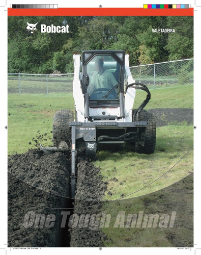 Implemento Valetadeira De Terra Bobcat Mod. Lt313 Nova