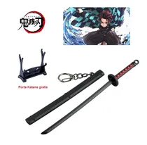 Comprar Llavero Katana Tanjiro Anime Demon Slayer Con Porta Katana Negro