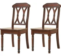 Comprar Juego De 2 Sillas De Comedor De Madera Sillas De Madera Para