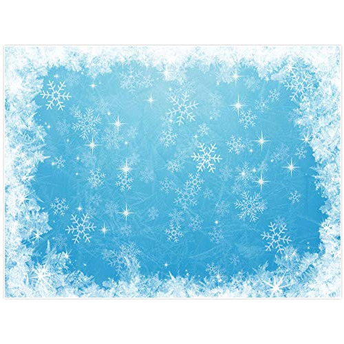 Allenjoy 7x5ft Ice Blue Winter Backdrop For Studio 5788e