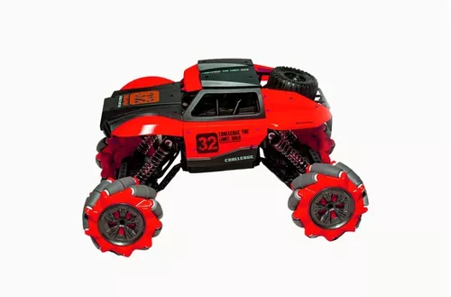 Carro De Controle Remoto Monster Truck Recarregável 4x4 - Alfabay