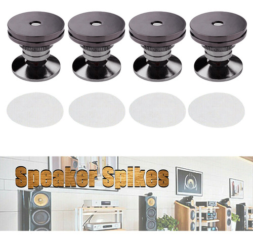 Imagem 5 de 9 de 2x4pcs Suporte De Alto-falantes Espigões Caixa De
